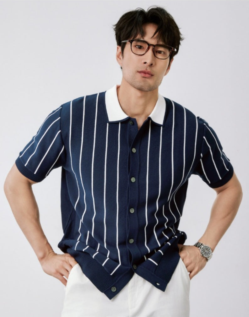 Short sleeve men’s knit shirt new arrival