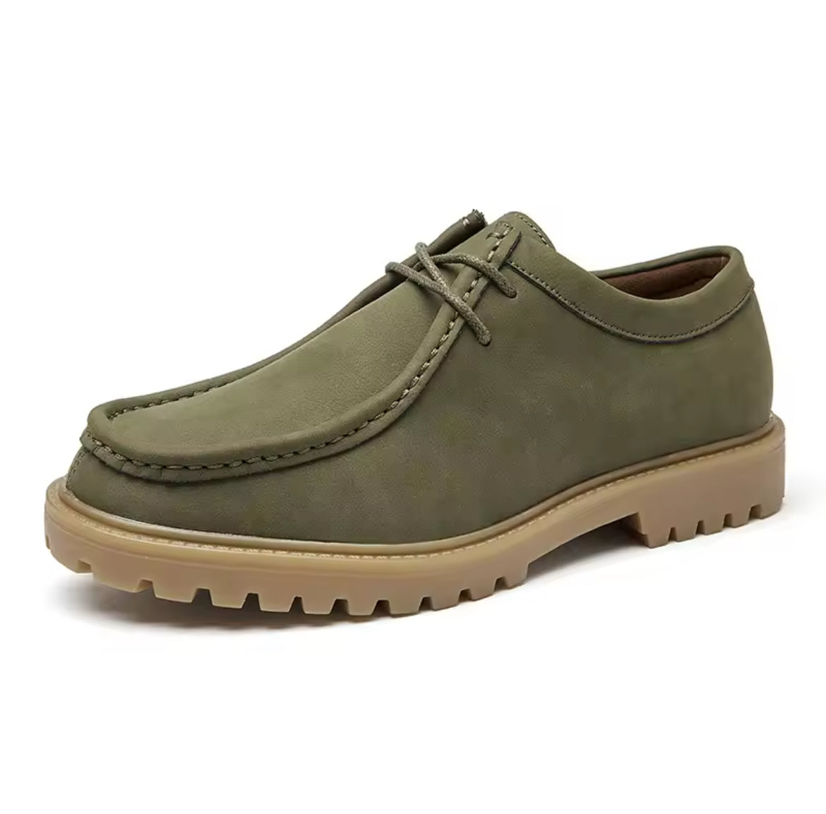 Classic retro lace up casual derby shoes