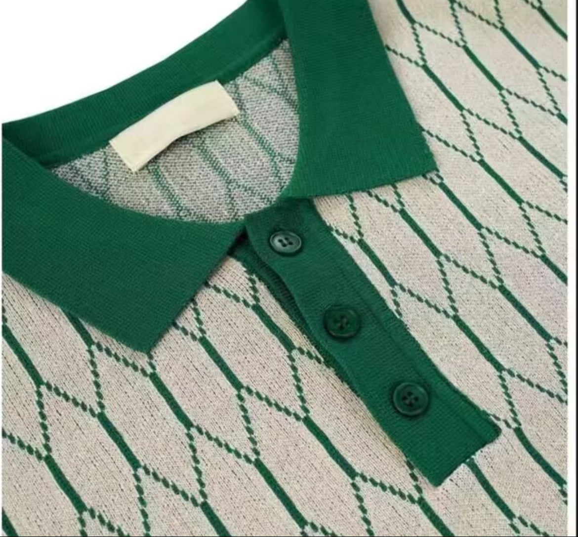 Textured Cuban Collar T-Shirt