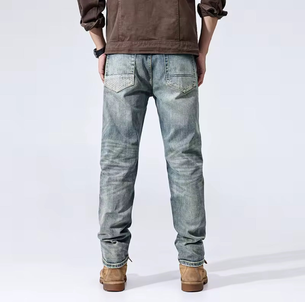 Men’s high quality slim fit denim jeans