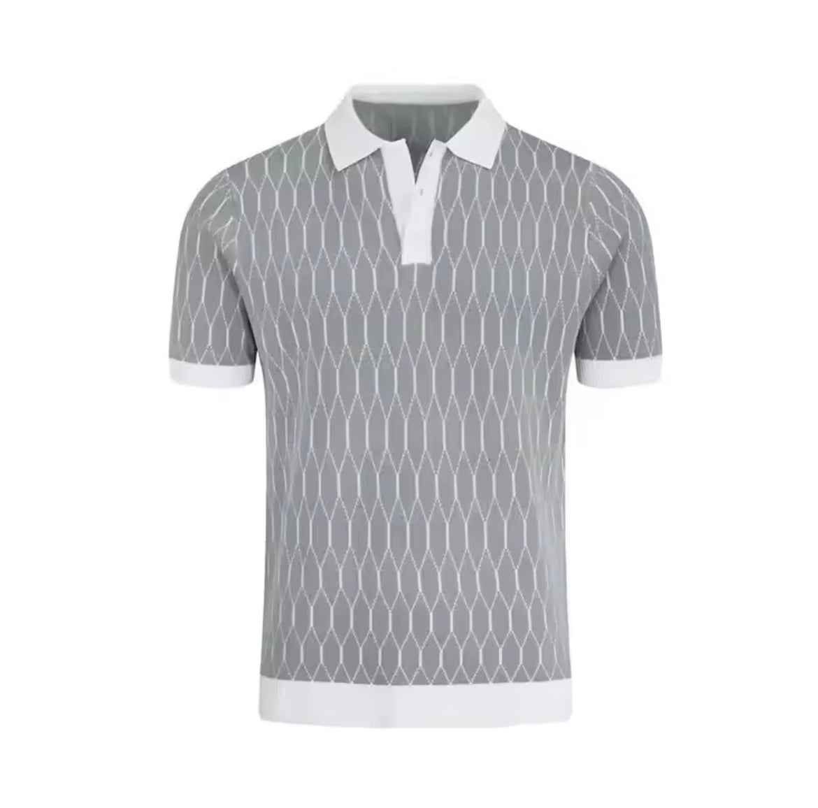 Textured Cuban Collar T-Shirt