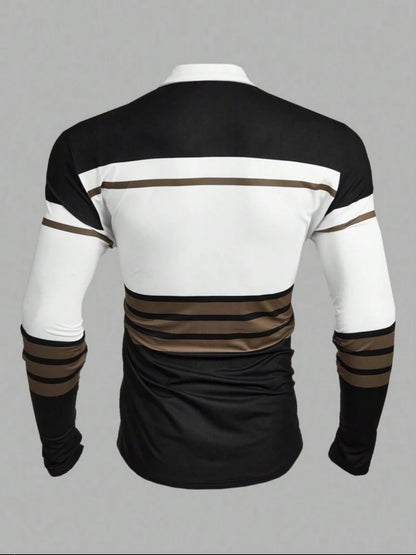 Men’s half zip Polo shirt