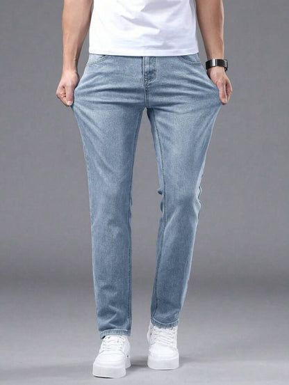Men stretchy straight Fit Jeans