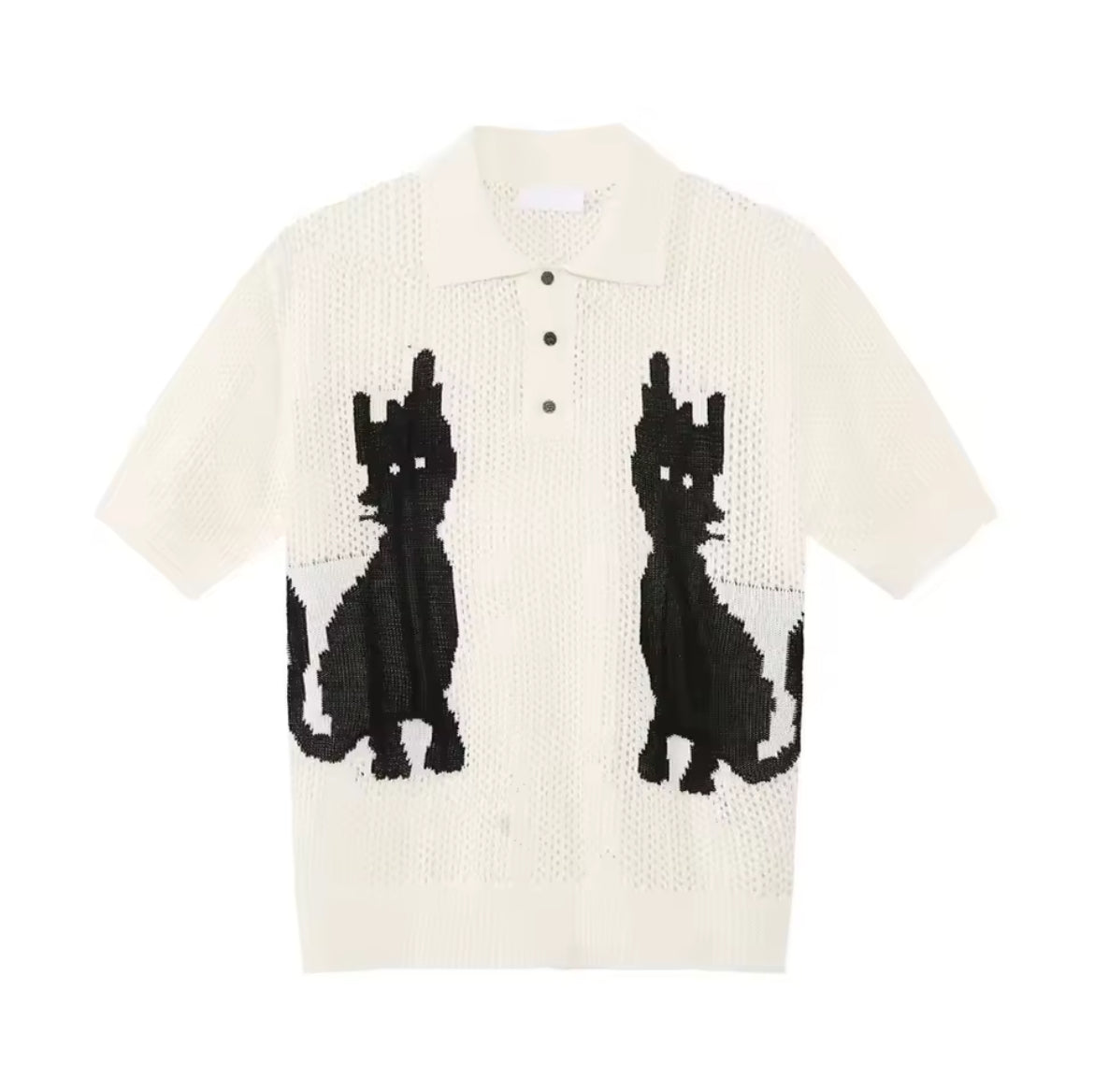 Men’s knit polo Tee