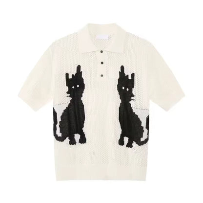 Men’s knit polo Tee