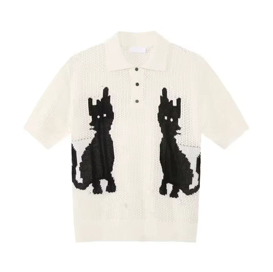 Men’s knit polo Tee