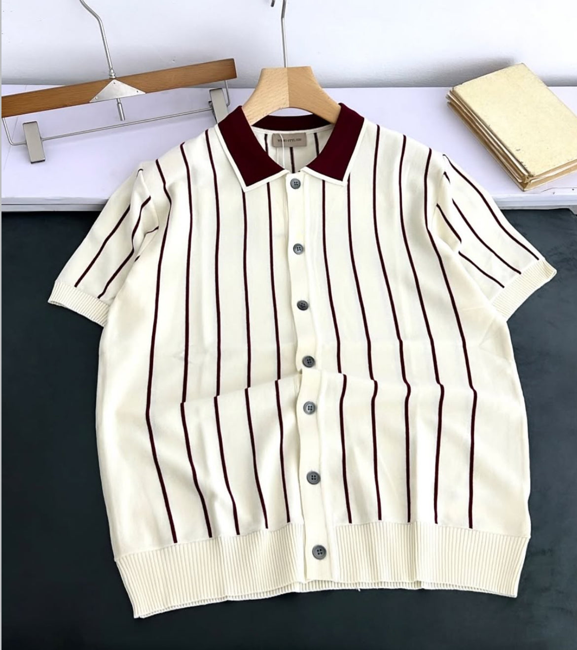 Short sleeve men’s knit shirt new arrival