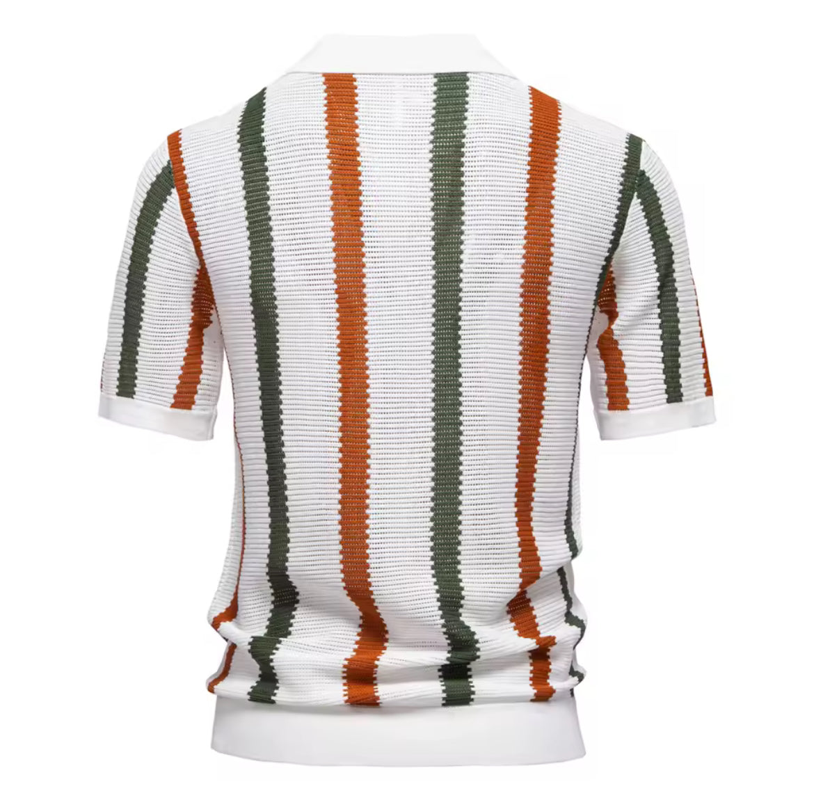 Stripped knit Polo men’s Tee