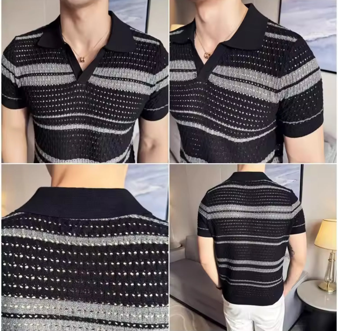 Velin Knit smart casual polo