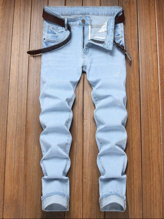 Men stretchy straight Fit Jeans