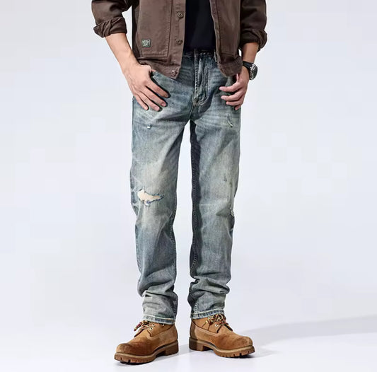 Men’s high quality slim fit denim jeans