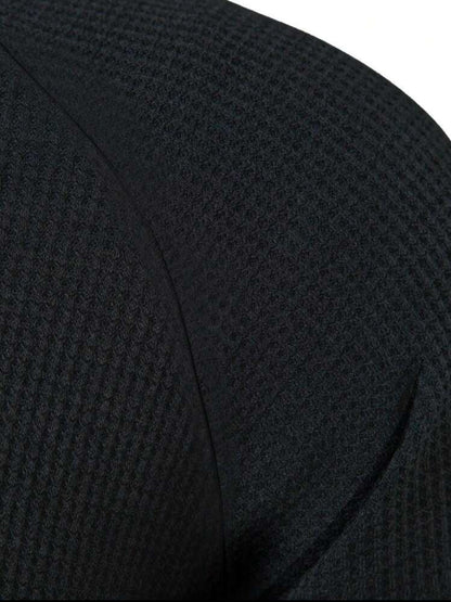Men’s half button Knit Tee