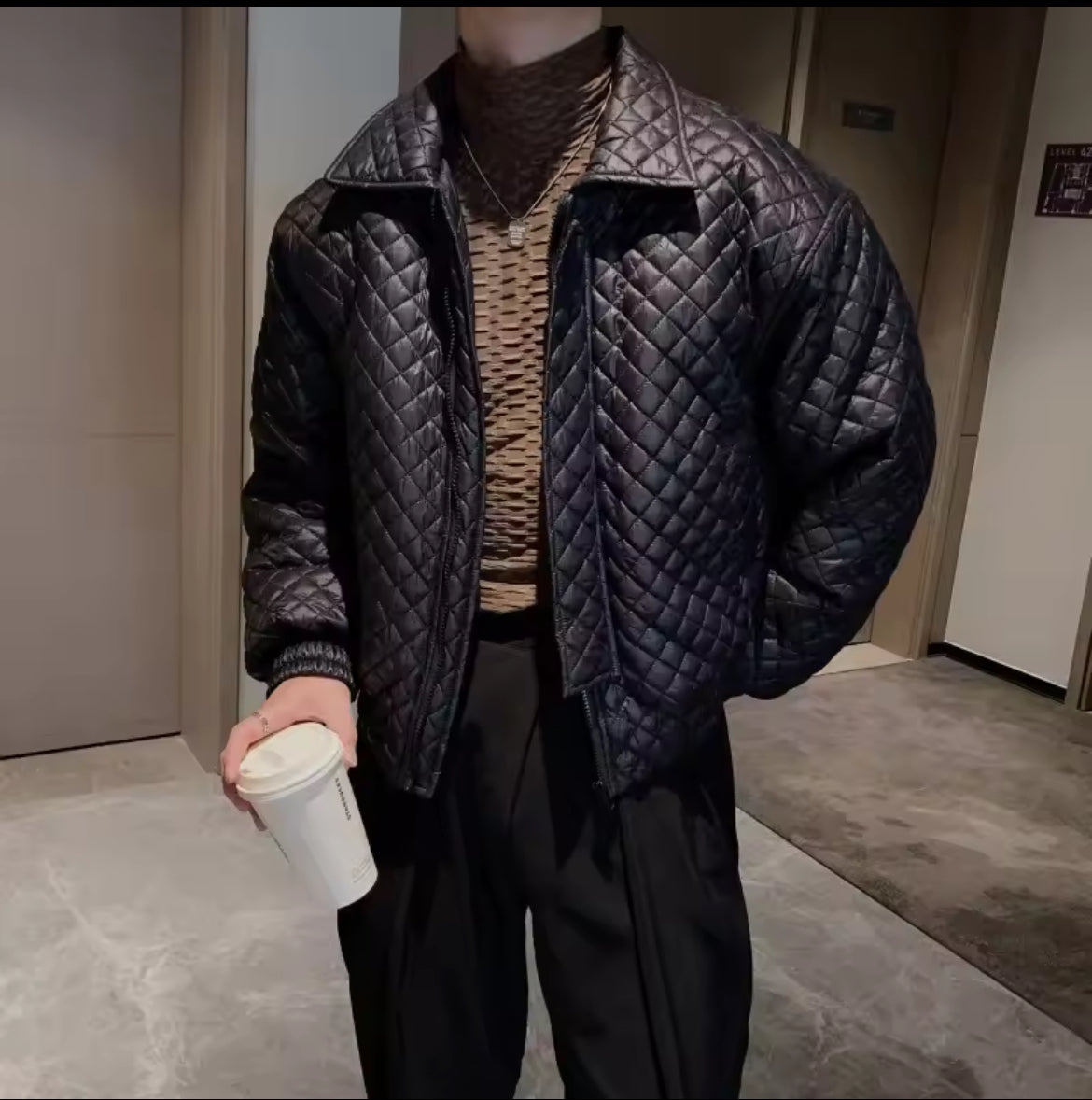 The Ivory Grid – Autumn Quilted Urban Jacket