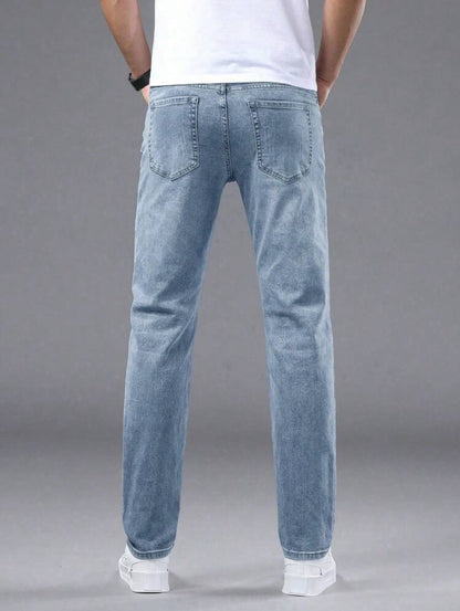 Men stretchy straight Fit Jeans