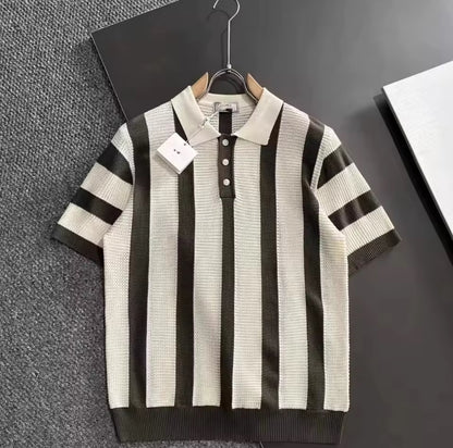 Striata men’s Knit Polo