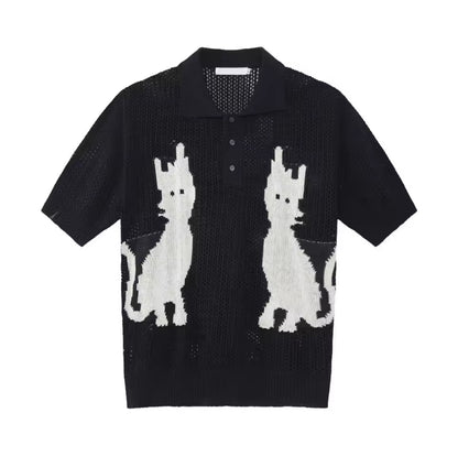 Men’s knit polo Tee