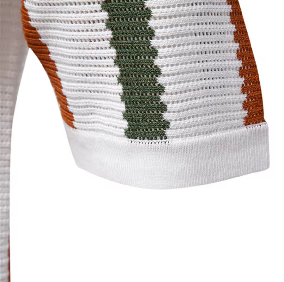Stripped knit Polo men’s Tee