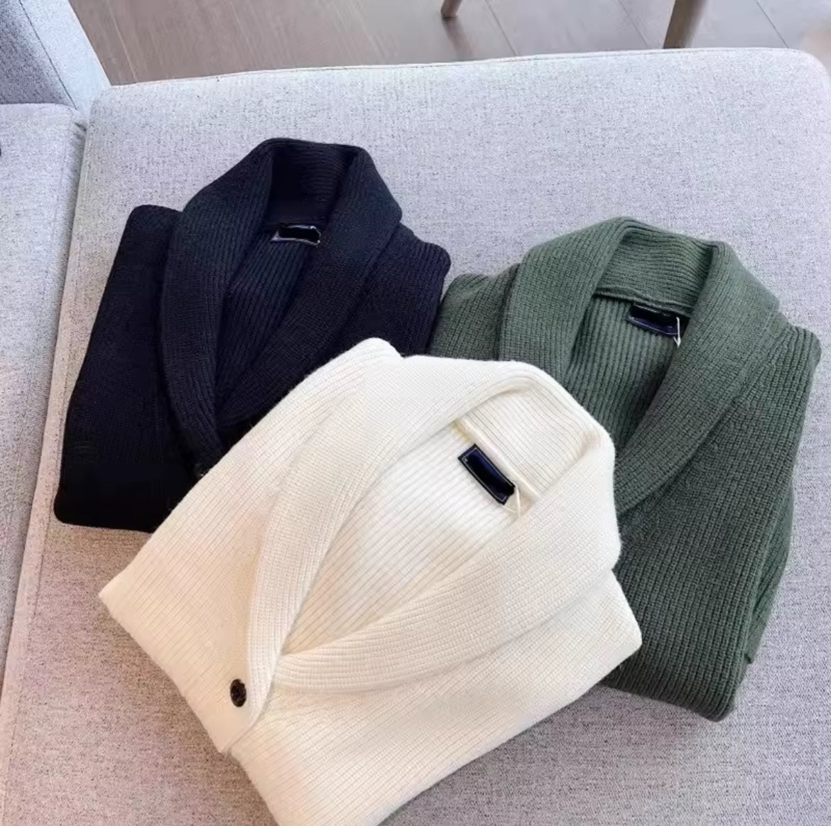 Velin Knitted men’s Autumn/winter Luxury button Cardigan