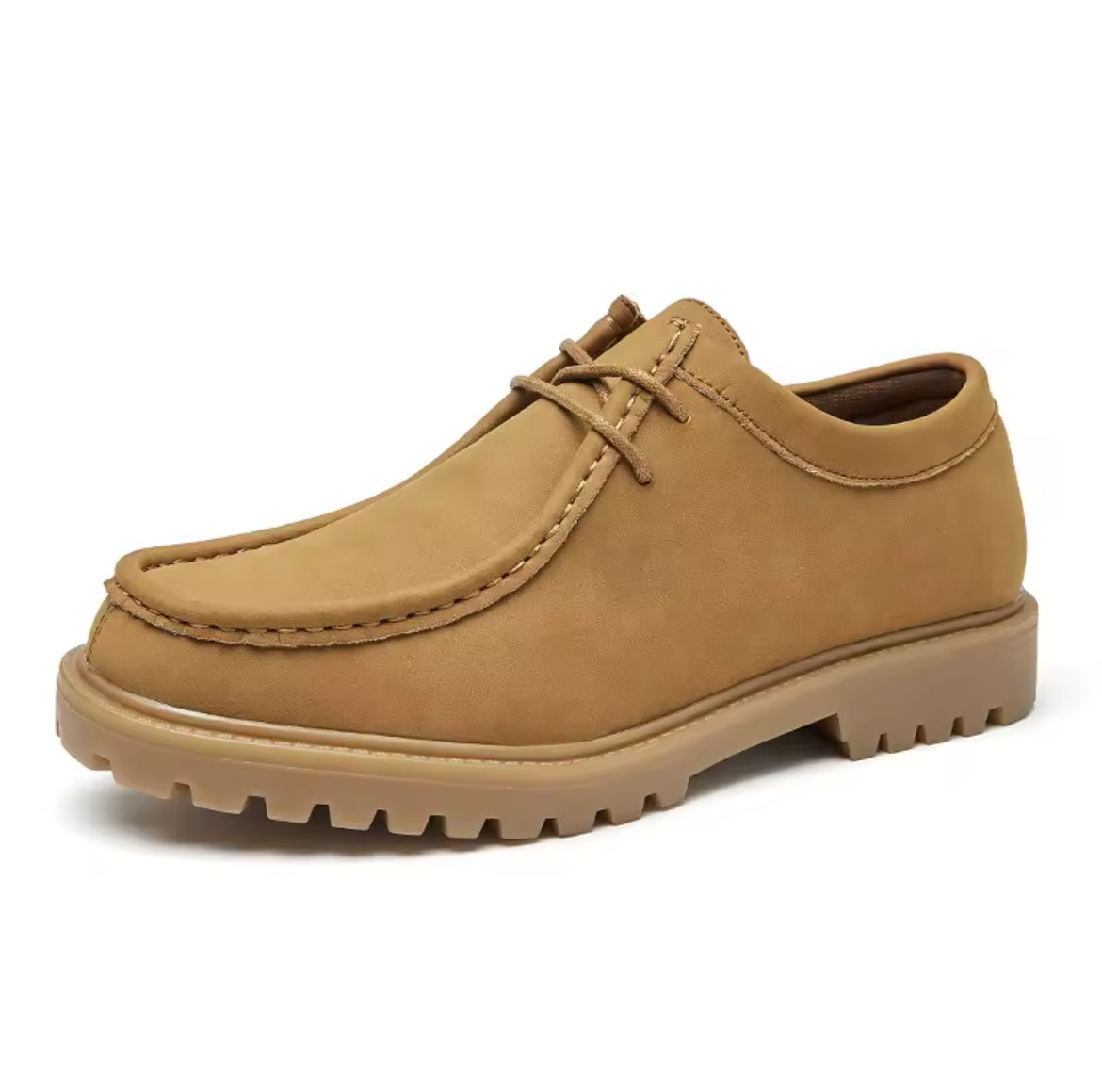 Classic retro lace up casual derby shoes